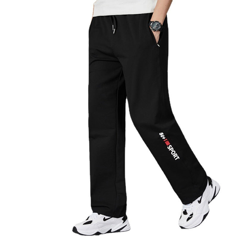 Men Running Pants Joggers Sweatpant Spring Autumn Jogging Sport Trousers Loose Homewear Fitness Straight Breathable