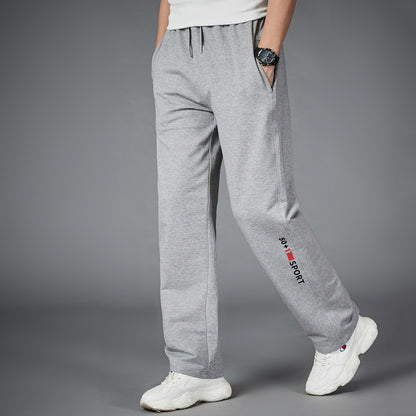Men Running Pants Joggers Sweatpant Spring Autumn Jogging Sport Trousers Loose Homewear Fitness Straight Breathable