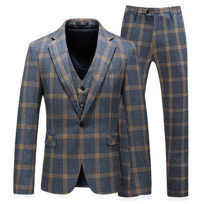 Men's Business Wedding Dress Suit Set