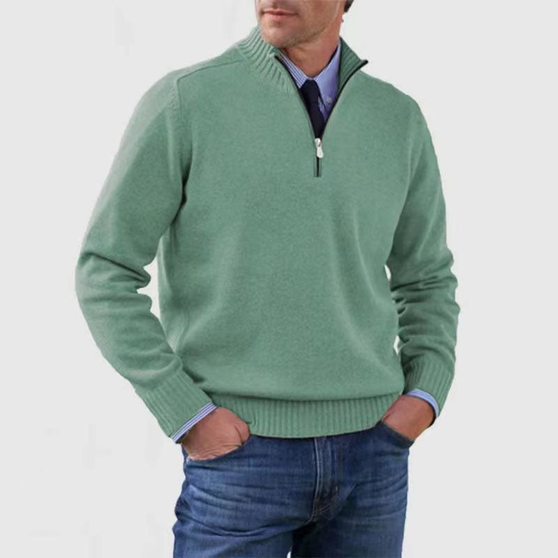 Men's Plus Size Knitwear Zipper