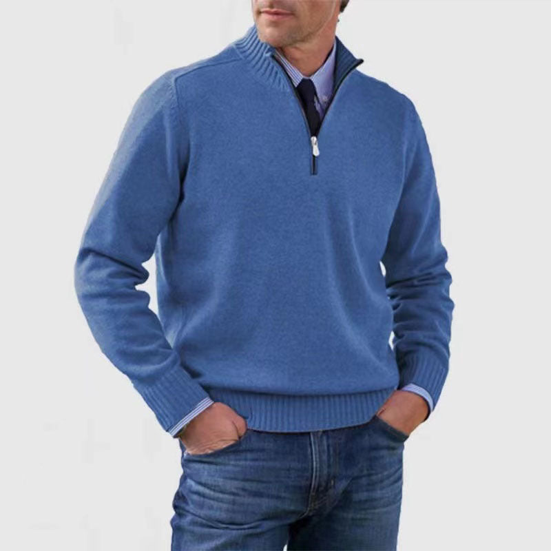 Men's Plus Size Knitwear Zipper