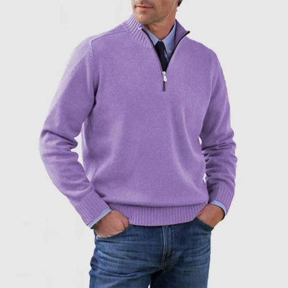 Men's Plus Size Knitwear Zipper