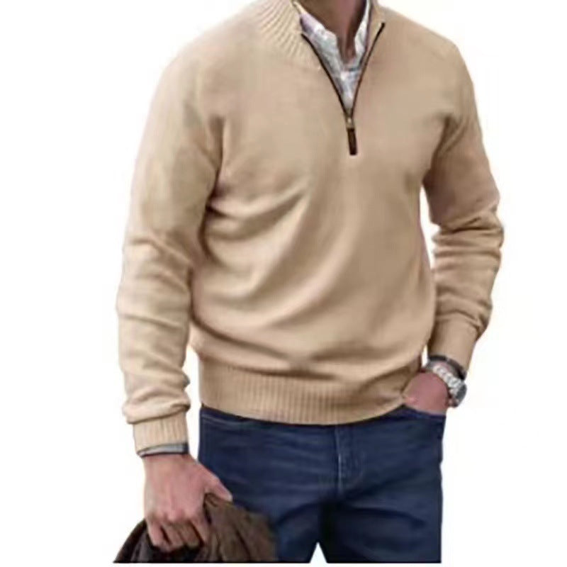 European And American Men's Wool Warm Sweater