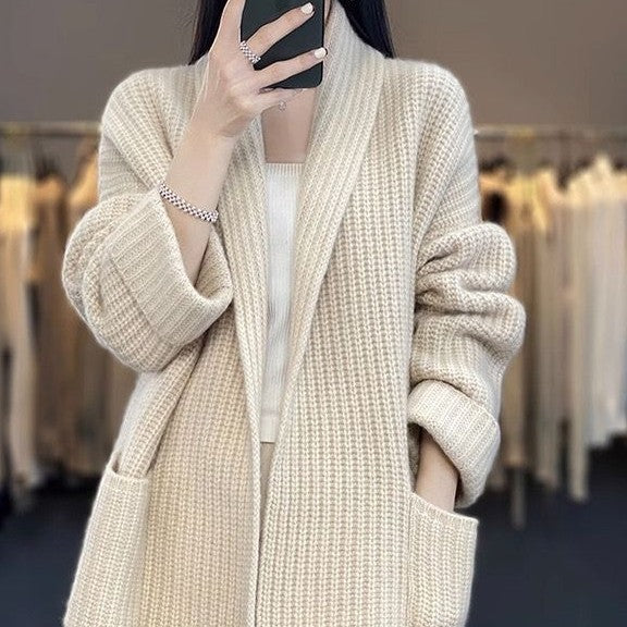 Warm All-match Simple Leisure Sweater Sweater Coat