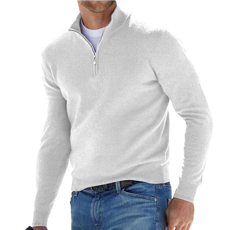 European And American Long-sleeved Bottoming Shirt Autumn And Winter Men's Cardigan