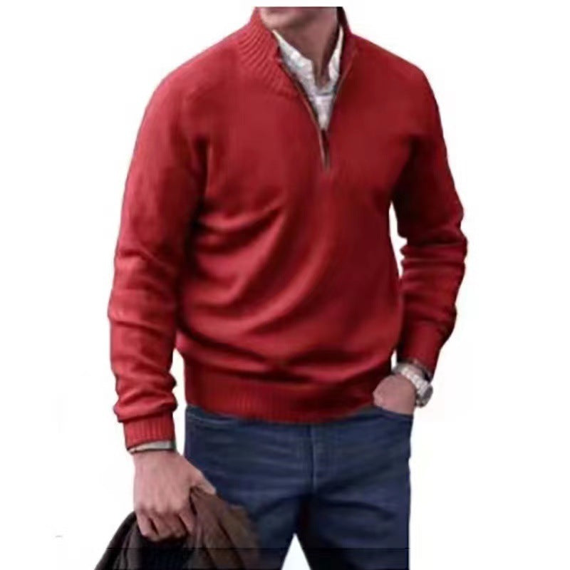 European And American Men's Wool Warm Sweater